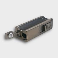 Eurojet Jet Lighter with Punch Cut and Rest - Gunmetal & Black