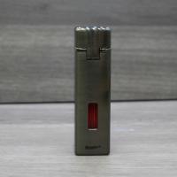 Eurojet Jet Lighter with Punch Cut and Rest - Gunmetal & Red