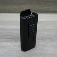 Eurojet Race Angled Twin Jet Flame Lighter - Black