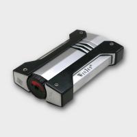 Winjet Torch Jet Lighter - Satin Chrome & Black