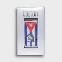 Colton Soft Flame Metal CHE Cuban Flag Lighter