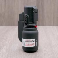 Atomic Rubber Jetflame Bullet Lighter - Black