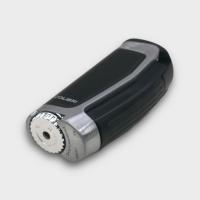 Colibri E3 Triple Jet Flame Lighter - Black & Chrome