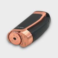 Colibri E3 Triple Jet Flame Lighter - Black & Rose Gold