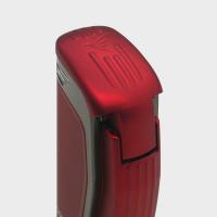 Colibri E3 Triple Jet Flame Lighter - Red & Gunmetal