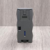 Colibri Quasar II Handheld Double-Flame Cigar Lighter - Charcoal