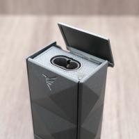 Colibri Quasar II Handheld Double-Flame Cigar Lighter - Charcoal