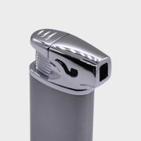 Eurojet Soft Flame Pipe Lighter With Tamper - Silver & Chrome