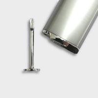 Eurojet Soft Flame Pipe Lighter With Tamper - Silver & Chrome