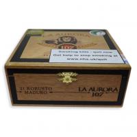 La Aurora 107 Maduro Robusto Cigar - Box of 20