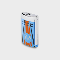 ST Dupont Le Mans Blue & Chrome Bundle - Ashtray & Maxijet Lighter
