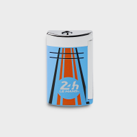 ST Dupont Le Mans Blue & Chrome Bundle - Ashtray & Maxijet Lighter