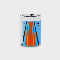 ST Dupont Le Mans Blue & Chrome Bundle - Ashtray & Maxijet Lighter