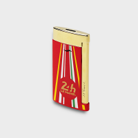 ST Dupont Le Mans Red & Gold Bundle - Ashtray & Slim 7 Lighter