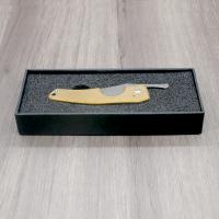 Les Fines Lames Le Petit - The Cigar Pocket Knife - Brass Leaf