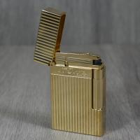 ST Dupont Lighter - Ligne 2 - Gold Vertical Lines