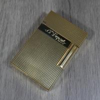 ST Dupont Lighter - Ligne 2 Small - Microdiamond Head Yellow Gold