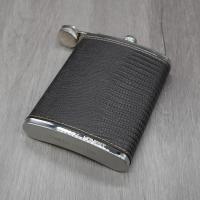 Honest 8oz Stainless Steel Hip Flask & Funnel - Lizard