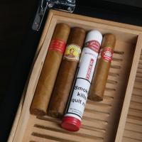Luxury Compendium Sampler - 4 Cigars, Humidor and Accessories