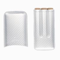Mantis NeoCase Cigar Case - Silver (Fits 3 Cigars) - MAN107