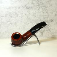 Mr Brog Alfa 98 Metal Filter Fishtail Briar Pipe (MB2344)