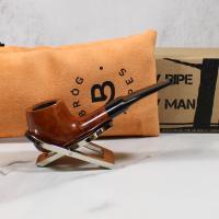 Mr Brog Alfa 98 Metal Filter Fishtail Briar Pipe (MB2530)