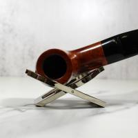 Mr Brog Alfa 98 Metal Filter Fishtail Briar Pipe (MB2576)