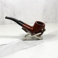 Mr Brog Alfa 98 Metal Filter Fishtail Briar Pipe (MB2577)