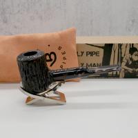 Mr Brog Aged Poker 107 Briar 9mm Filter Pipe (MB3062)