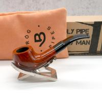 Mr Brog Alfa 98 Metal Filter Fishtail Briar Pipe (MB3119)