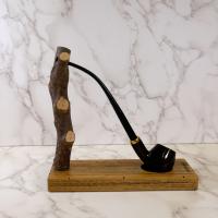 Mr Brog Amphora 309 Metal Filter Fishtail Churchwarden Pipe (MB5098)