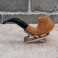 Mr Brog Olive Bent 9mm Filter Fishtail Pipe (MB5291)