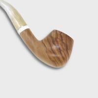 Mr Brog Olive Consul 82 Fishtail 9mm Filter Pipe (MB6859)