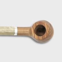 Mr Brog Olive Consul 82 Fishtail 9mm Filter Pipe (MB6859)