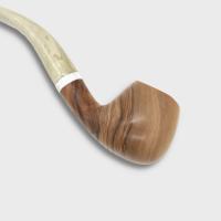 Mr Brog Olive Consul 82 Fishtail 9mm Filter Pipe (MB6860)