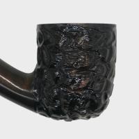 Mr Brog Latakia 44 Bent Rustic Fishtail Pipe (MB7054)