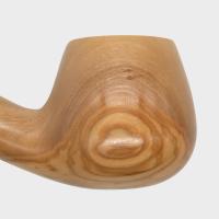 Mr Brog Olive Offline 84 Fishtail 9mm Filter Pipe (MB7123)