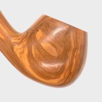 SLIGHT SECONDS Mr Brog Olive Consul 82 Fishtail 9mm Filter Pipe (MB7158)