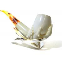 Meerschaum Small Lady Hand Bent Fishtail Pipe (MEER114)