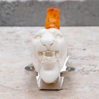 Meerschaum Small Tiger Bent Fishtail Pipe (MEER350)