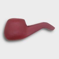 Meerschaum Large Dragon Claw and Rose Bent Fishtail Pipe (MEER404)