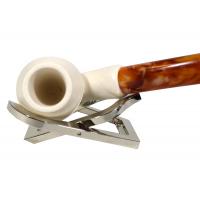 Meerschaum Standard Bulldog Smooth Fishtail Pipe (MEER84)