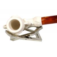 Meerschaum Standard Claw Bent Fishtail Pipe (MEER85)