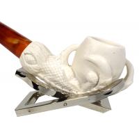 Meerschaum Standard Claw Bent Fishtail Pipe (MEER85)