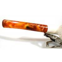 Meerschaum Standard Apple Lattice Bent Fishtail Pipe (MEER64)