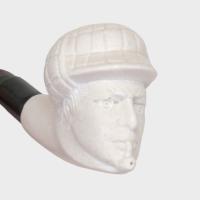 Meerschaum Mini Sherlock Bent Fishtail Pipe (MEER68)