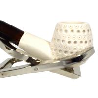 Meerschaum Mini Lattice Bent Fishtail Pipe (MEER70)