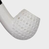 Meerschaum Mini Lattice Bent Fishtail Pipe (MEER70)