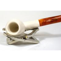 Meerschaum Standard Apple Smooth Straight Fishtail Pipe (MEER74)