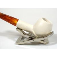 Meerschaum Standard Apple Smooth Straight Fishtail Pipe (MEER74)